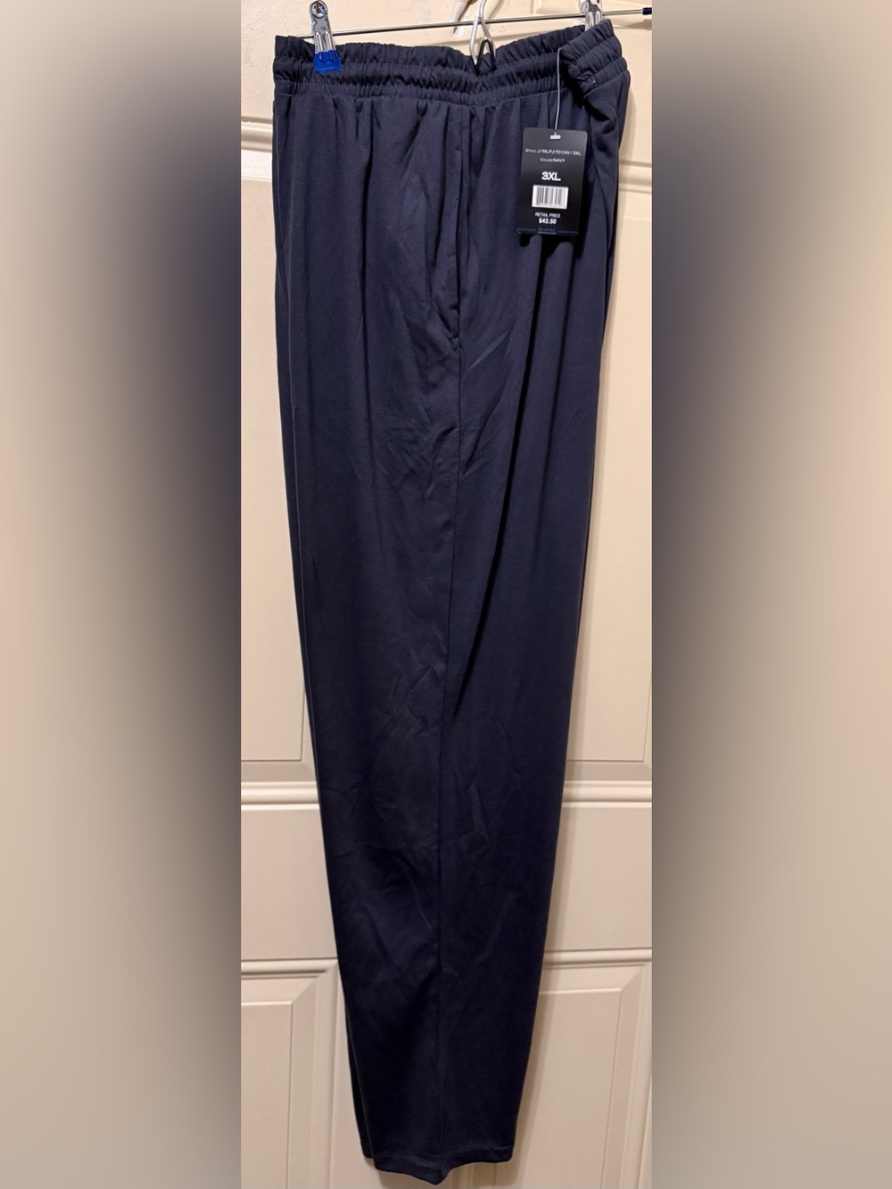 Blue Ice Premium Clothing Navy Pull On Lounge Pants Size 3XL